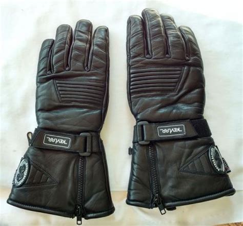 Find Double Eagle Kevlar Thinsulate Hipora Leather Gauntlet Gloves Men S Xlarge Black In