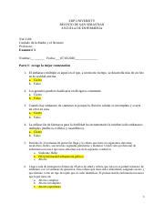 Maternidad Examen 3 Docx EDP UNIVERSITY RECINTO DE SAN SEBASTIAN