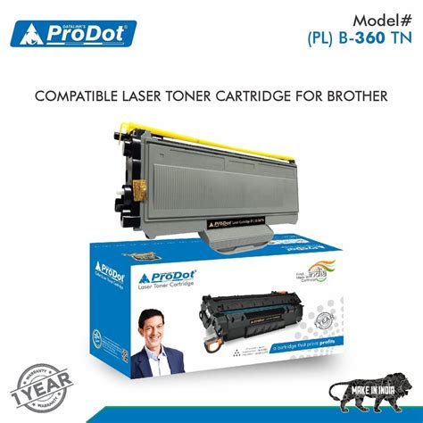 Laser Toner Cartridge Black Prodot Plb Tn For Brother Tn For