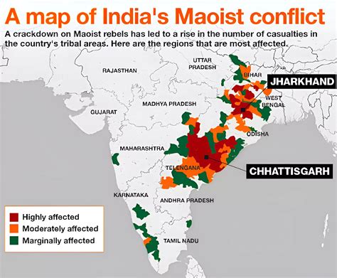 Indias Ongoing Struggle With Naxalism Maoist Insurgency Pwonlyias