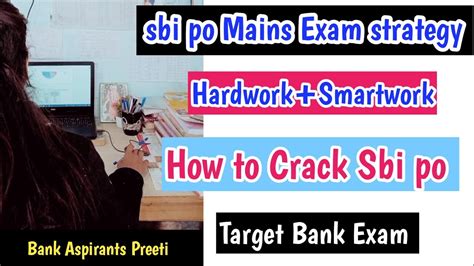 SBI PO Mains Strategy 2024 25 Target Bank Exam Sbipo Ibpspo