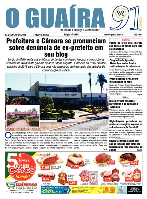 Calaméo Jornal O Guaira 02 07 2020