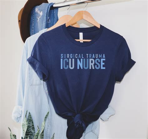 Surgical Trauma Intensive Care Unit Nurse Shirt Surgical Etsy