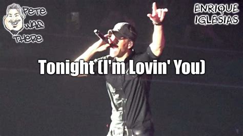 Enrique Iglesias Tonight I M Lovin You AT T Center San Antonio TX