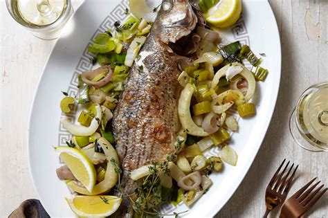 Grilled Whole Mediterranean Sea Bass