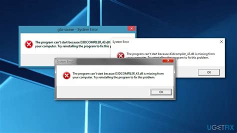 How To Fix D3DCompiler 43 Dll Is Missing Error