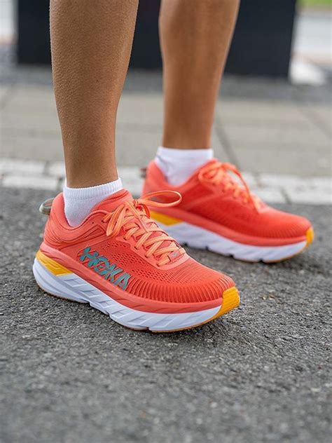 Hoka Bondi 7 Orange Elbarouki Store Maroc