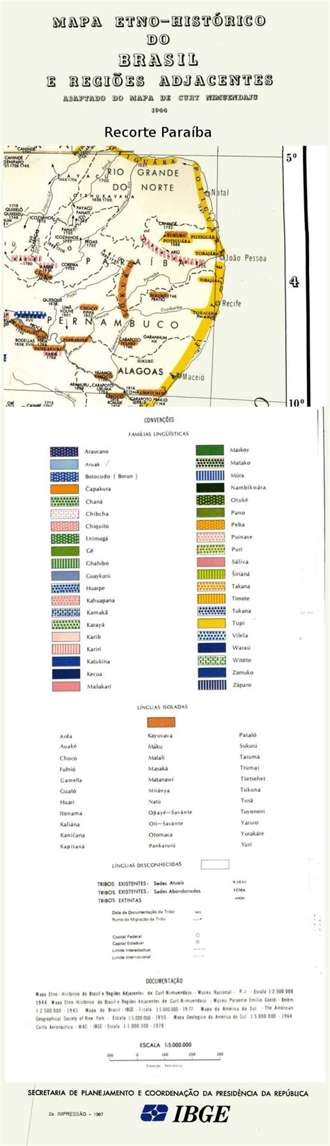 Mapa Etno Hist Rico Do Brasil E Regi Es Adjacentes Adaptado Do Mapa De