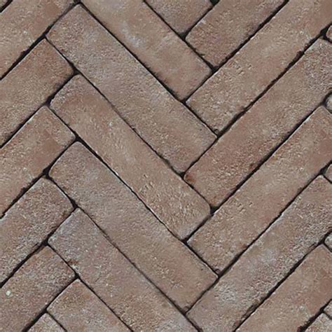 Cotto Paving Herringbone Outdoor Texture Seamless