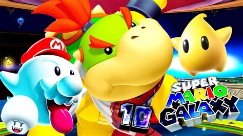 Super Mario Galaxy Bowser Jr S Armada Geister Mario Und Luigi