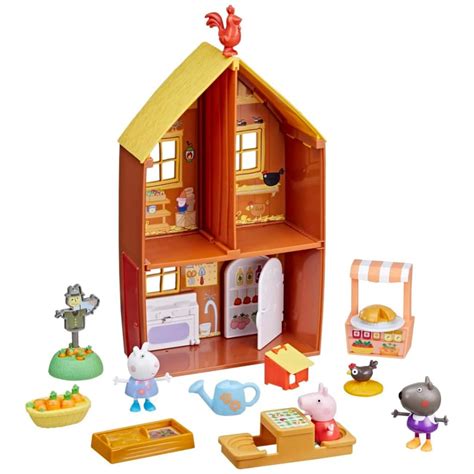 Ripley Juguete Granja De Peppa Pig Con Accesorios Cafe