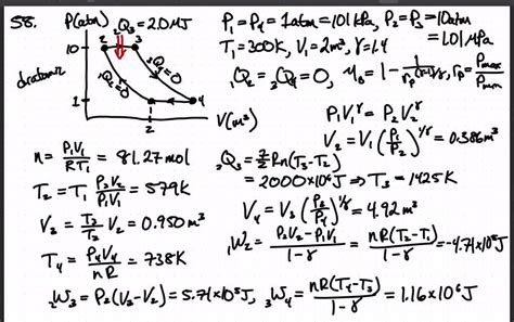 Solved A Brayton Cycle Heat Engine Follows The Cycle Shown In Figure