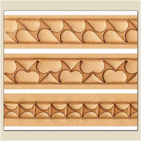 Borders Using Craftool D444 How To From Tonys Bench Leather Craft