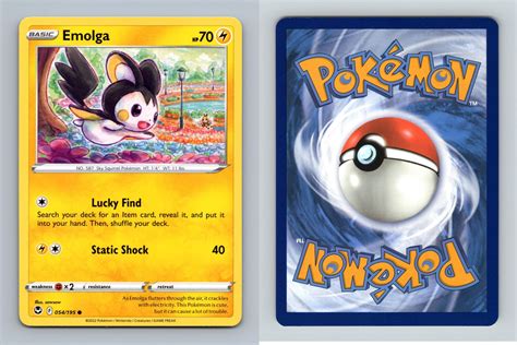 Pokemon Emolga Card