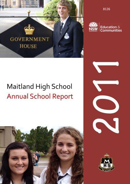 Maitland High School Annual School Report Millennium