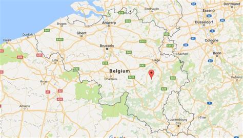 Where is Durbuy on map Belgium