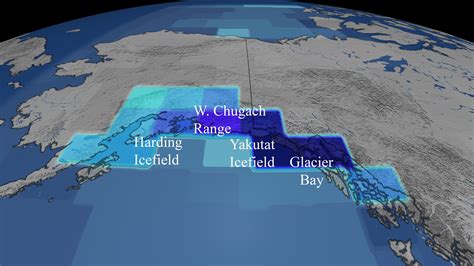 astronomie Bodnutí Narabar alaska glaciers map Připoutat mír žít