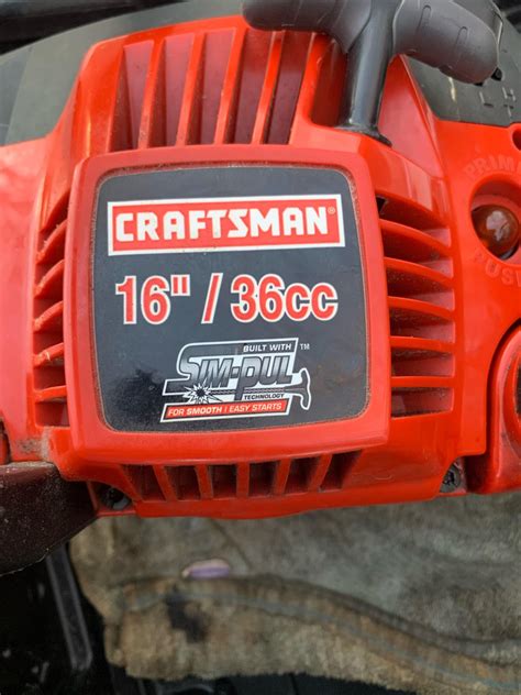 Picked Up This 16” Craftsman Chainsaw At Goodwill For 35primer Bulb Broken And More In