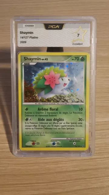 Carte Pokemon Ultra Rare Shaymin Platine Pca Eur