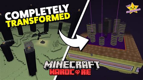 I Completely Transformed The End In Minecraft Hardcore Survival Mode