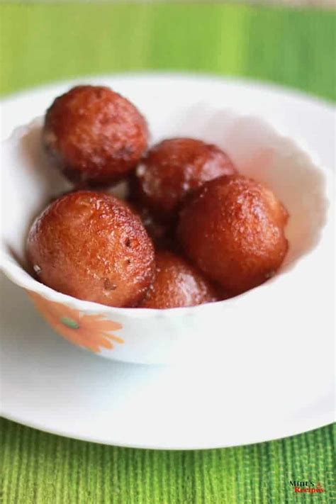 Easy Bread Gulab Jamun Recipe For Sweets Indian Dessert Mints Recipe