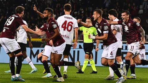 Torino Milan 2 1 Le Pagelle E Il Tabellino Della Partita