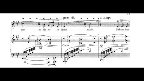 Alban Berg Sieben Frühe Lieder for Soprano and Piano 1907 Score