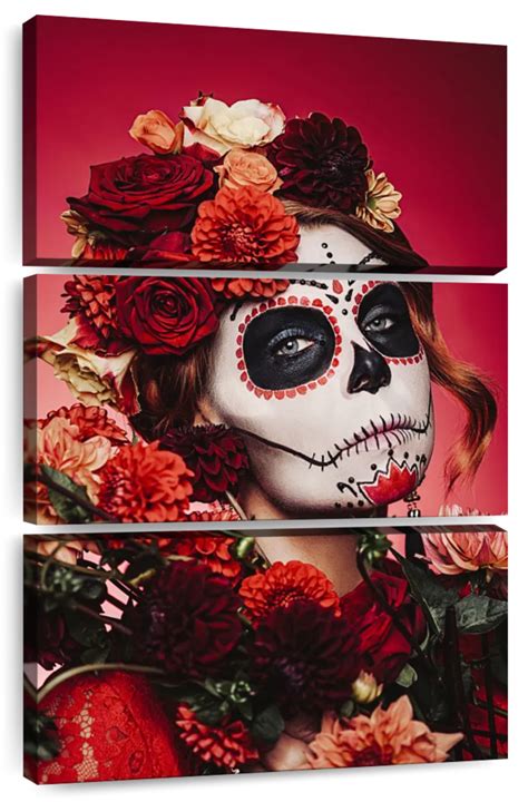 Sugar Skull Woman Wall Art | Photography