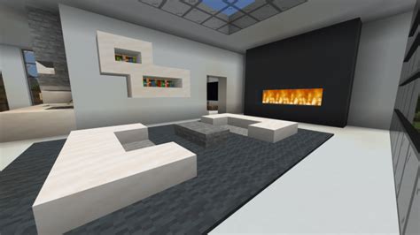 Minecraft Modern House Interior Design - Minecraft Land