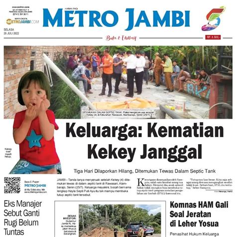 Keluarga Sebut Kematian Kekey Dalam Septic Tank Janggal Metro Jambi