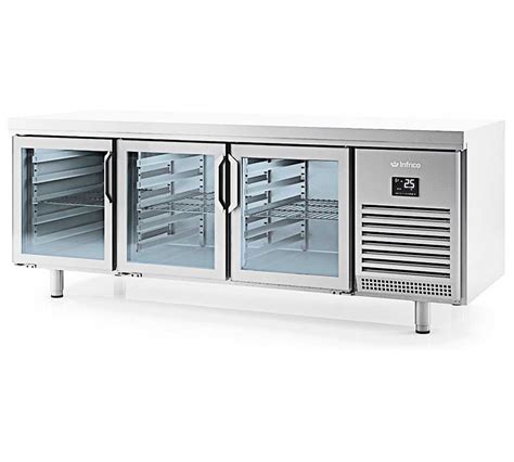 Mesa Refrigerada Infrico Puertas Pasantes Cristal