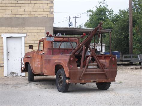 Vintage Wrecker Granger Tx Vintage Ford Circa 1958 Tow Flickr