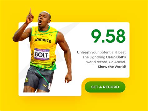 Usain Bolt 9.58 by Dhruv Parnami on Dribbble