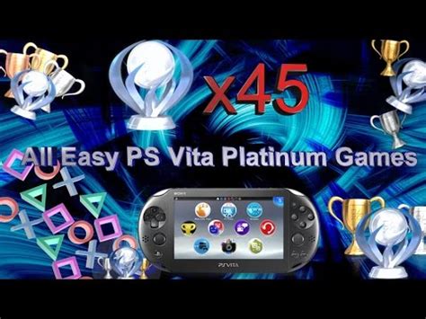 Top 45 Easy PS Vita Platinum Games YouTube