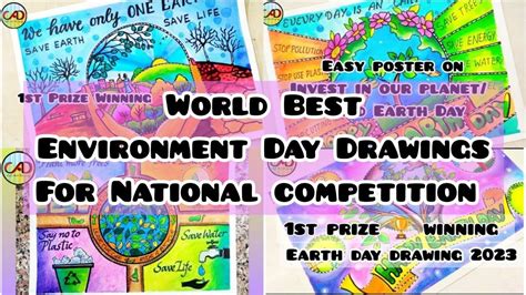 Earth Drawing//Environment day drawing//World Environment day drawing ...