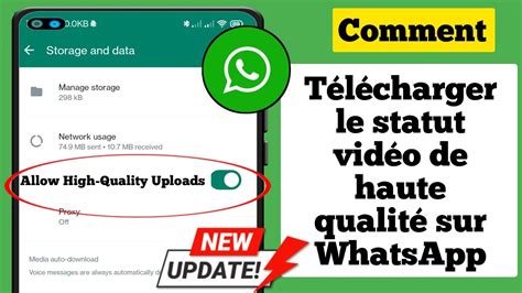 Comment T L Charger Un Statut Vid O De Haute Qualit Sur Whatsapp