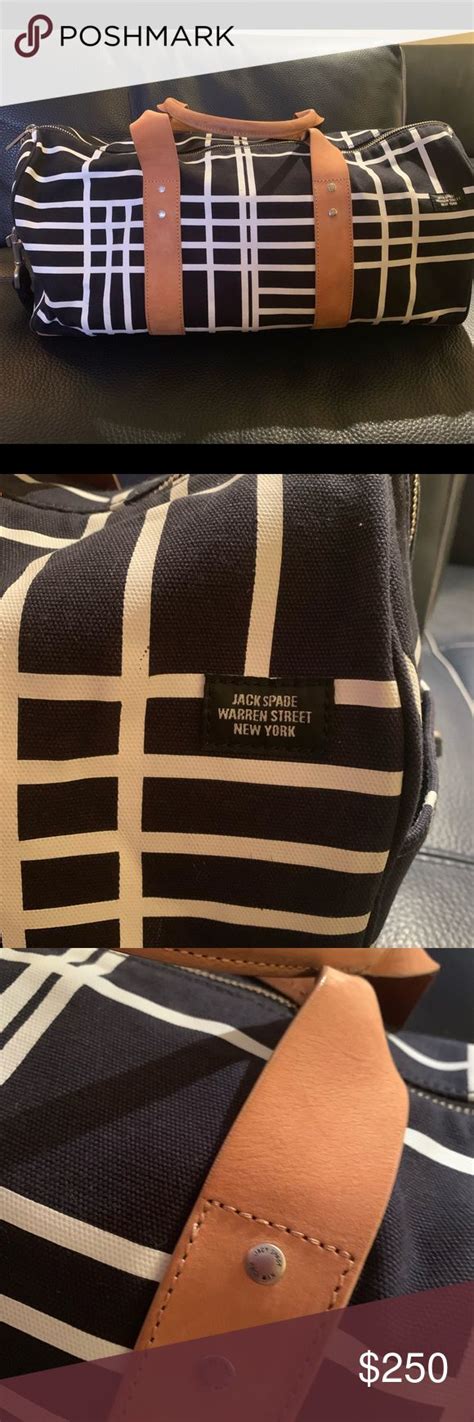 Ian Hundley X Jack Spade Limited Rockaway Duffel Jack Spade Duffel Bags