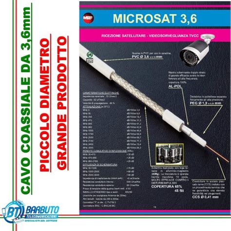 5 METRI DI CAVO TV DIGISAT 123 ELITE Messi Paoloni 5mm CLASSE A IN RAME