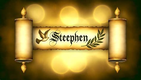 Biblical Meaning Of The Name Stephen