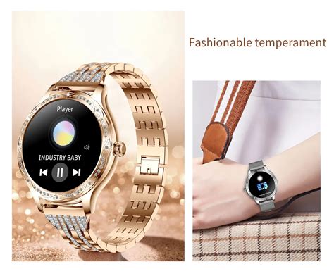 Lady Smart Watch Ak New Fashion Luxury Inch Diamond Bt Call