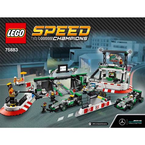 LEGO Mercedes AMG Petronas Formula One Team Set 75883 Instructions ...