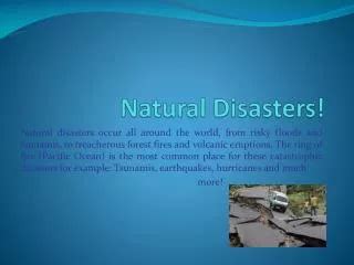 PPT - Natural Disasters: What Causes Severe Weather PowerPoint ...