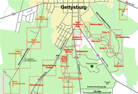 Tour the Gettysburg Battlefield – Central region