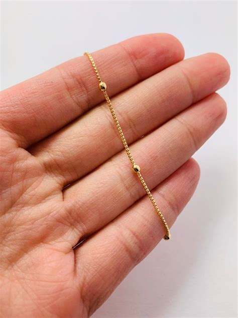 Gold Filled Anklet Gold Anklet Ankle Bracelet Dainty Etsy