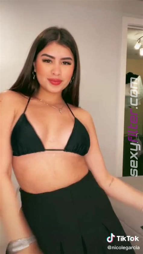 Hot Nicole García in Black Bikini Top sexyfilter