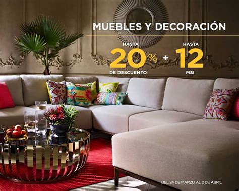 El Palacio de Hierro hasta 20 de descuento en muebles y decoración