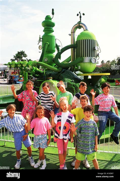 Nickelodeon Studios in Orlando Florida Children in front of the slime ...