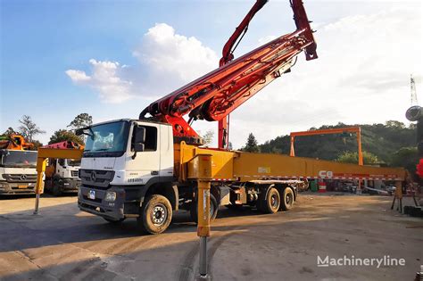 Pompa Do Betonu Sany 56X 6RZ 2021 62m X 6RZ Euro 5 Na Podwoziu Mercedes