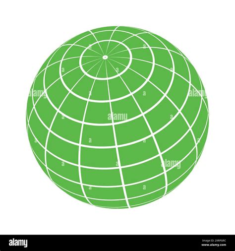 Green Earth Grid Globe Icon Stock Vector Image And Art Alamy