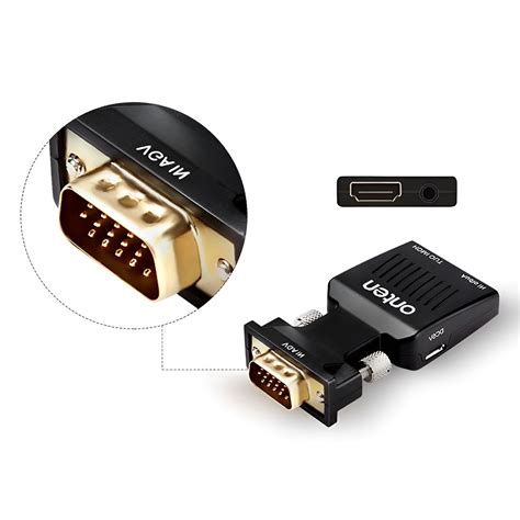 Onten Adaptor Vga Hdmi Convertor Semnal Vga Tata Analog La Hdmi